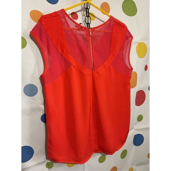 NEW KUT From The Kloth Orange Top Zipper Back Size M 🌸🍒 - Picture 7 of 11